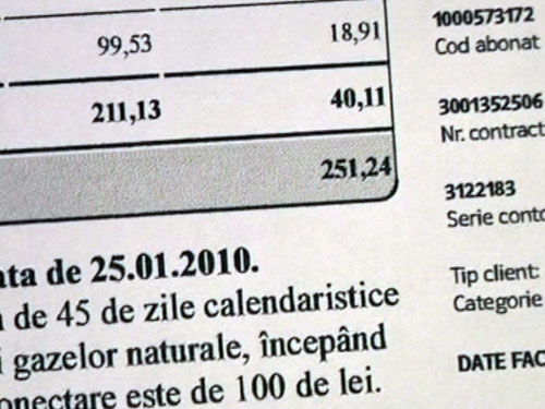 Factura gaz (c) eMM.ro